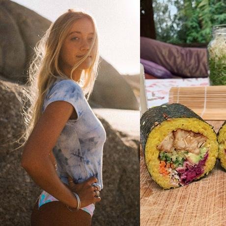 DISH BY DISH WITH TAGHITI: RAINBOW VEGAN SUSHI BURRITO - sisstrevolution.co.uk