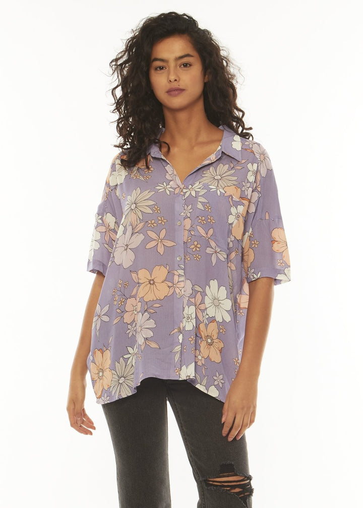 Sisstrevolution Stay Stoked SS Woven Top