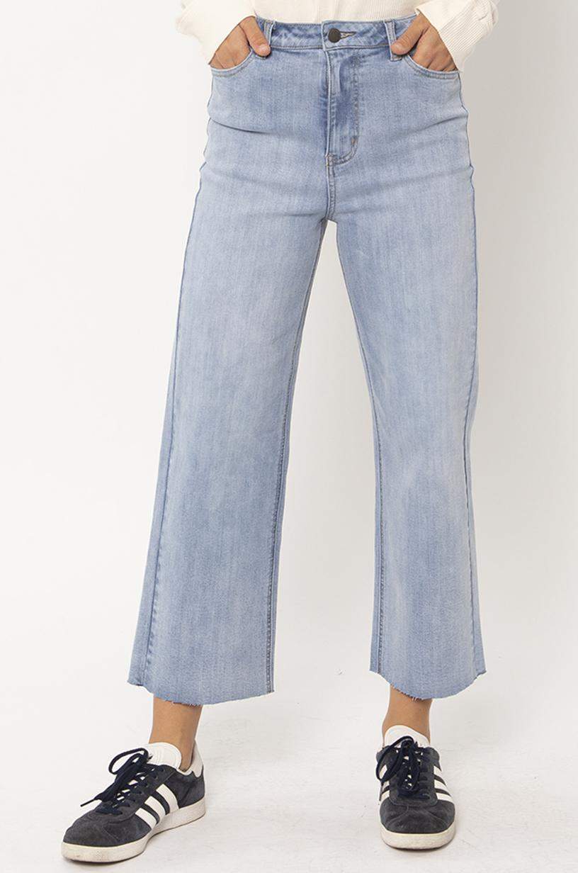 Sisstrevolution Sisstrevolution Kellyn denim pant - faded indigo