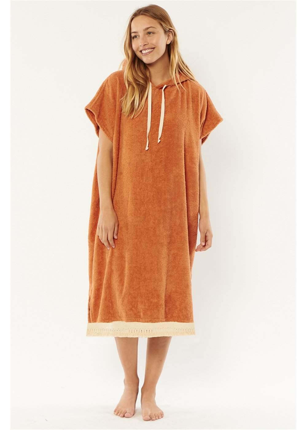 Sisstrevolution Sisstrevolution Playa Hooded Towel - rust