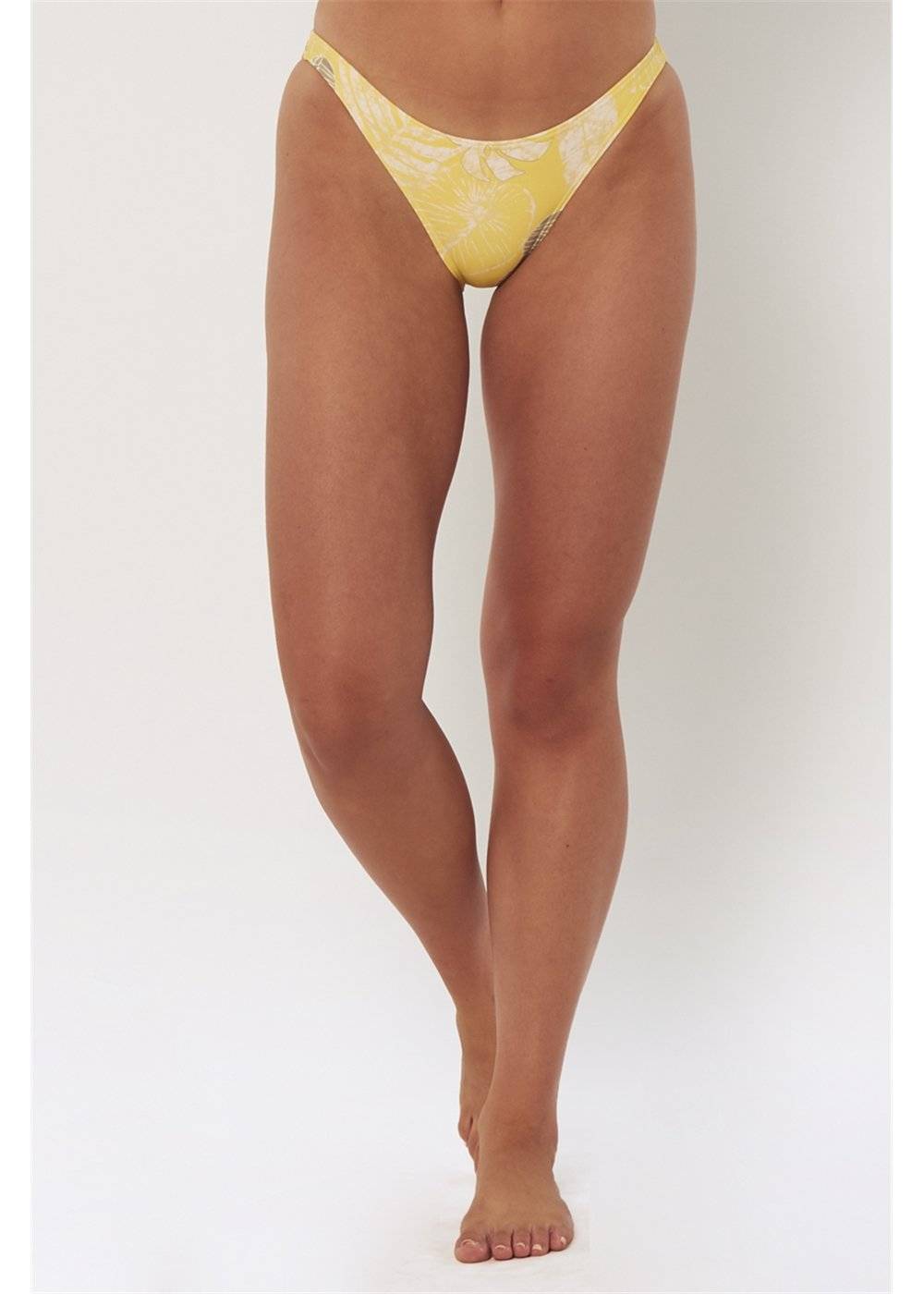 Sisstrevolution Sisstrevolution Palm Emily Skimpy Bottom Swim - Pina