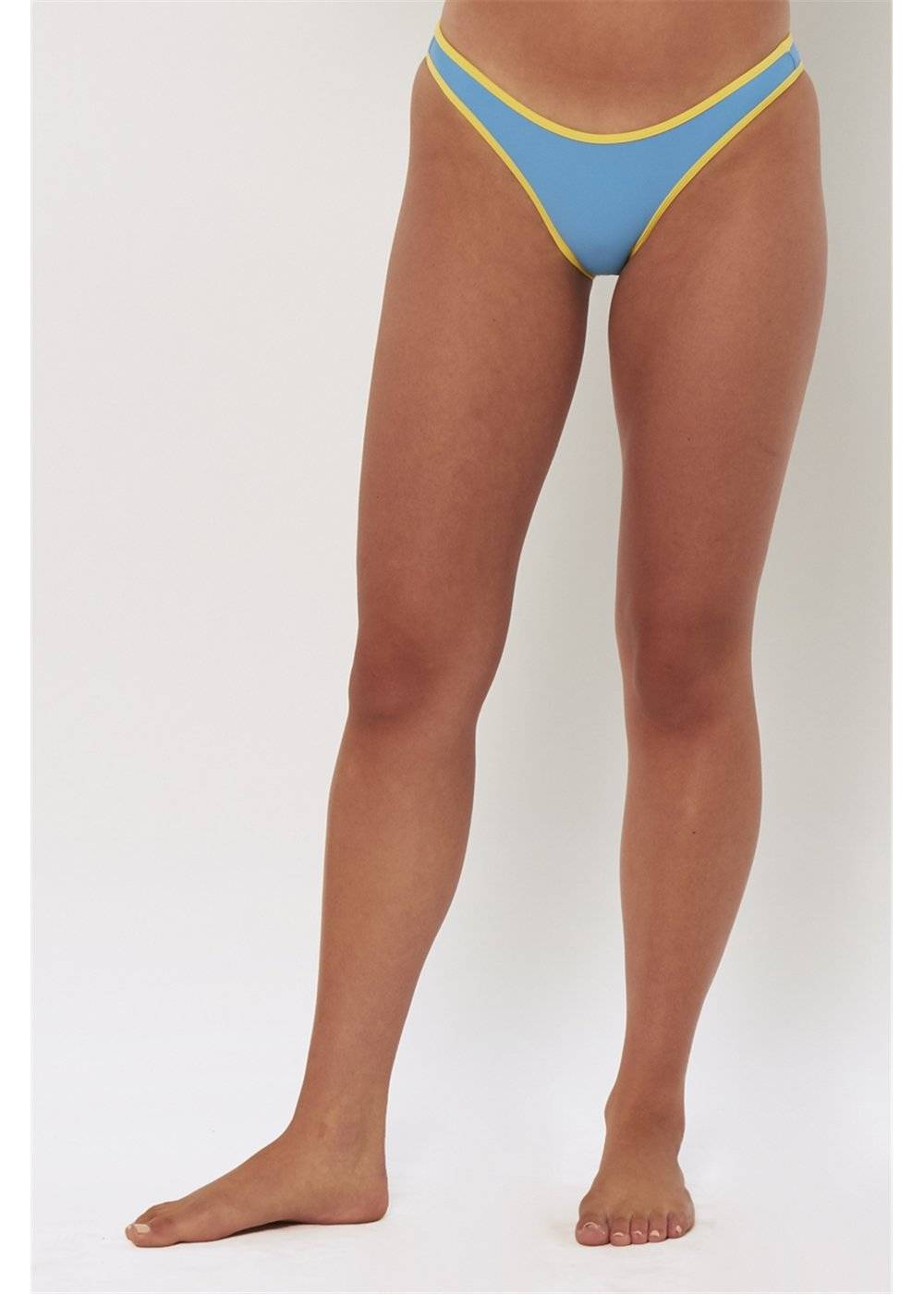 Sisstrevolution Sisstrevolution Solid Sulu Skimpy Bottom Swim - Ocean