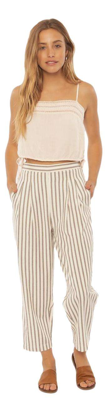 Sisstrevolution Sisstrevolution easy Trails woven pant - vintage white