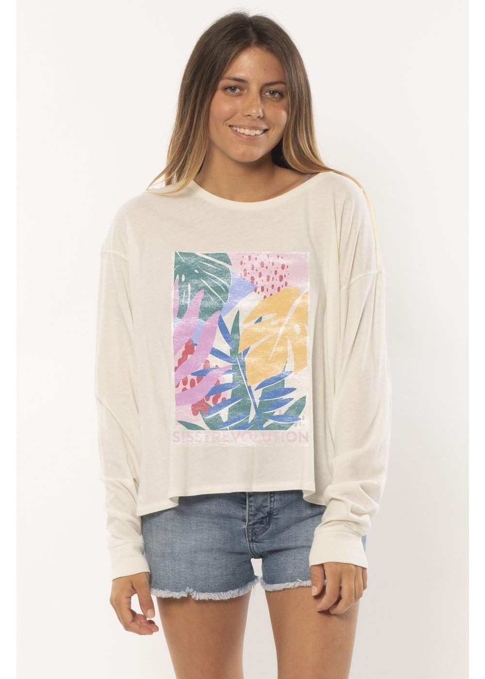 Sisstrevolution Jungle Ls Knit Tee