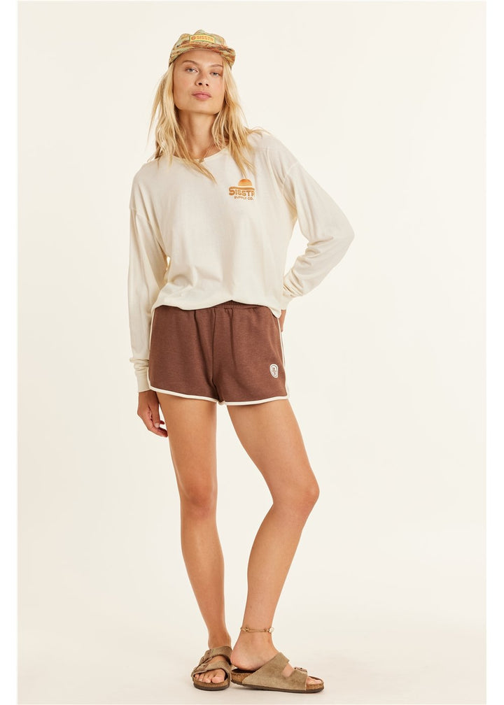 Sisstrevolution Nani Fleece Short - Espresso Brown