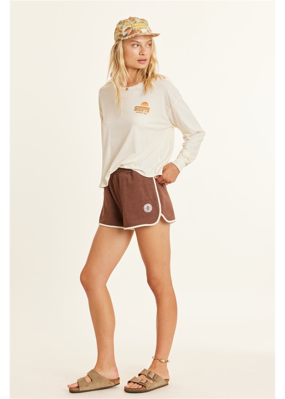 Sisstrevolution Nani Fleece Short - Espresso Brown
