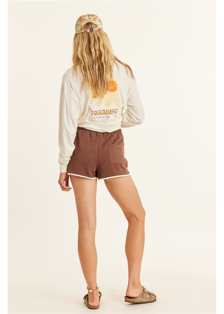 Sisstrevolution Nani Fleece Short - Espresso Brown