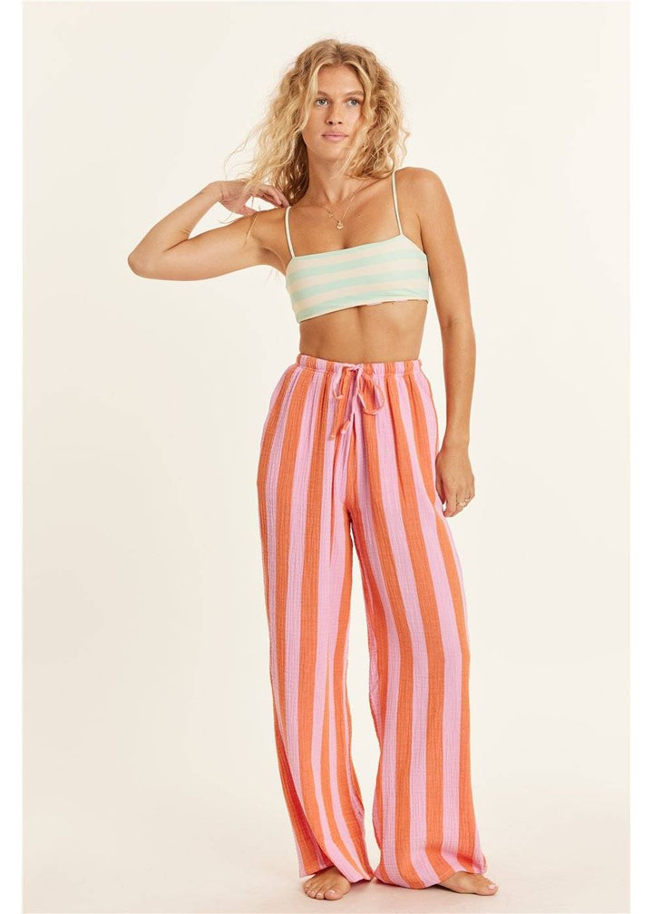 Sisstrevolution Changing Tides Woven Pant - Peony