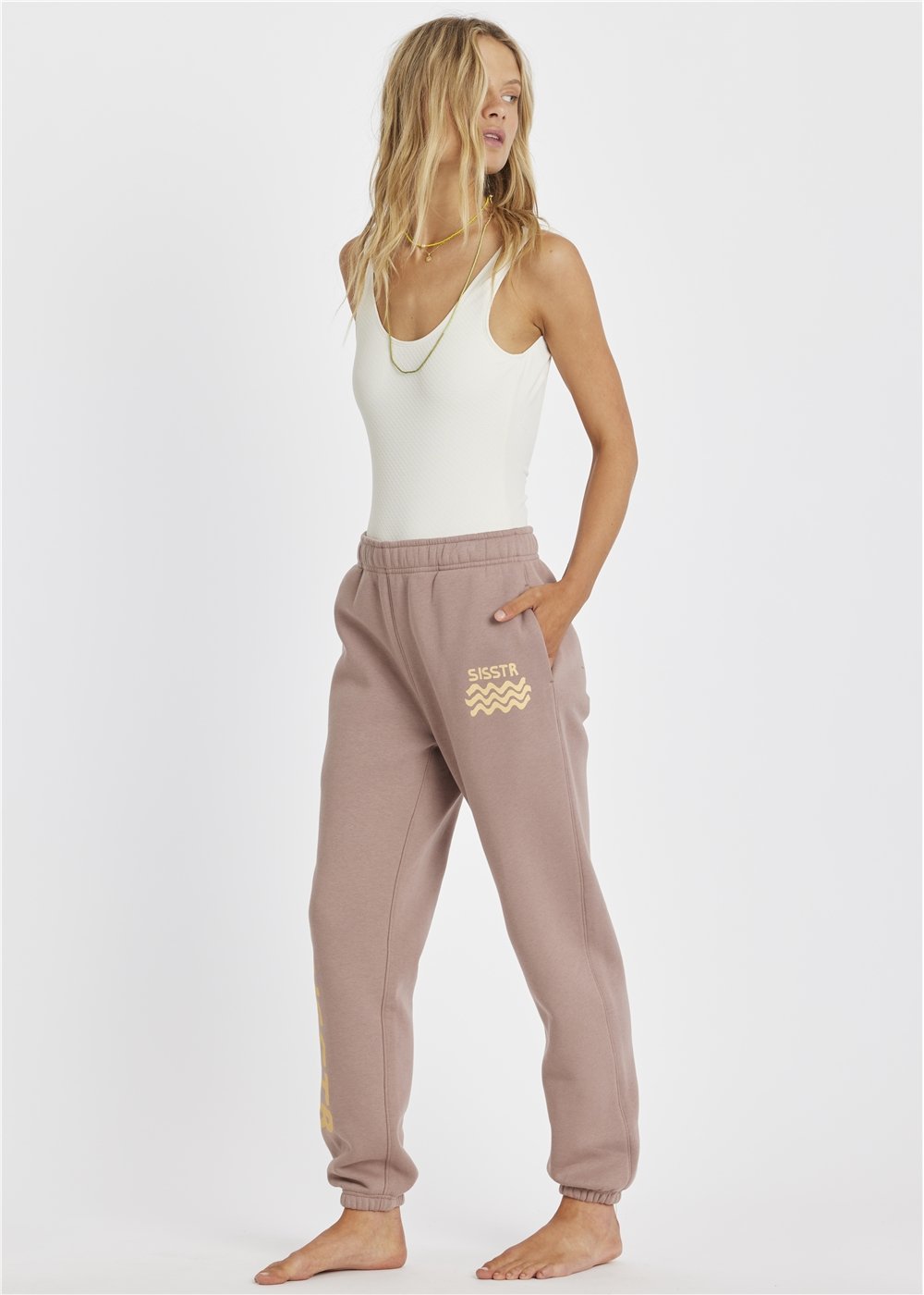 Sisstrevolution Surf Fleece Sweatpant - Sweet Clay