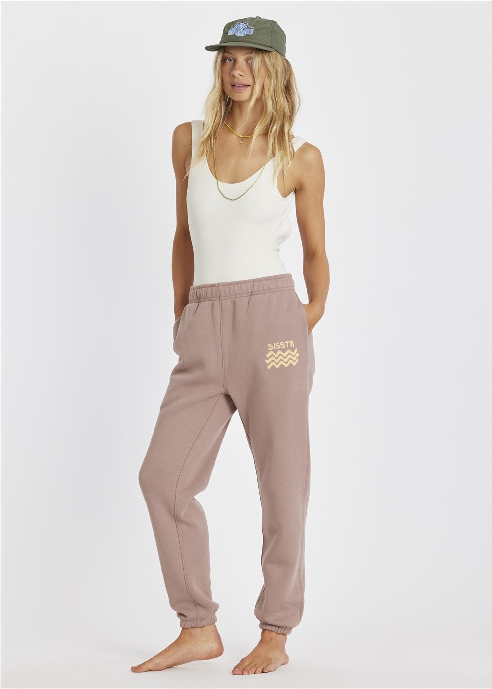 Sisstrevolution Surf Fleece Sweatpant - Sweet Clay