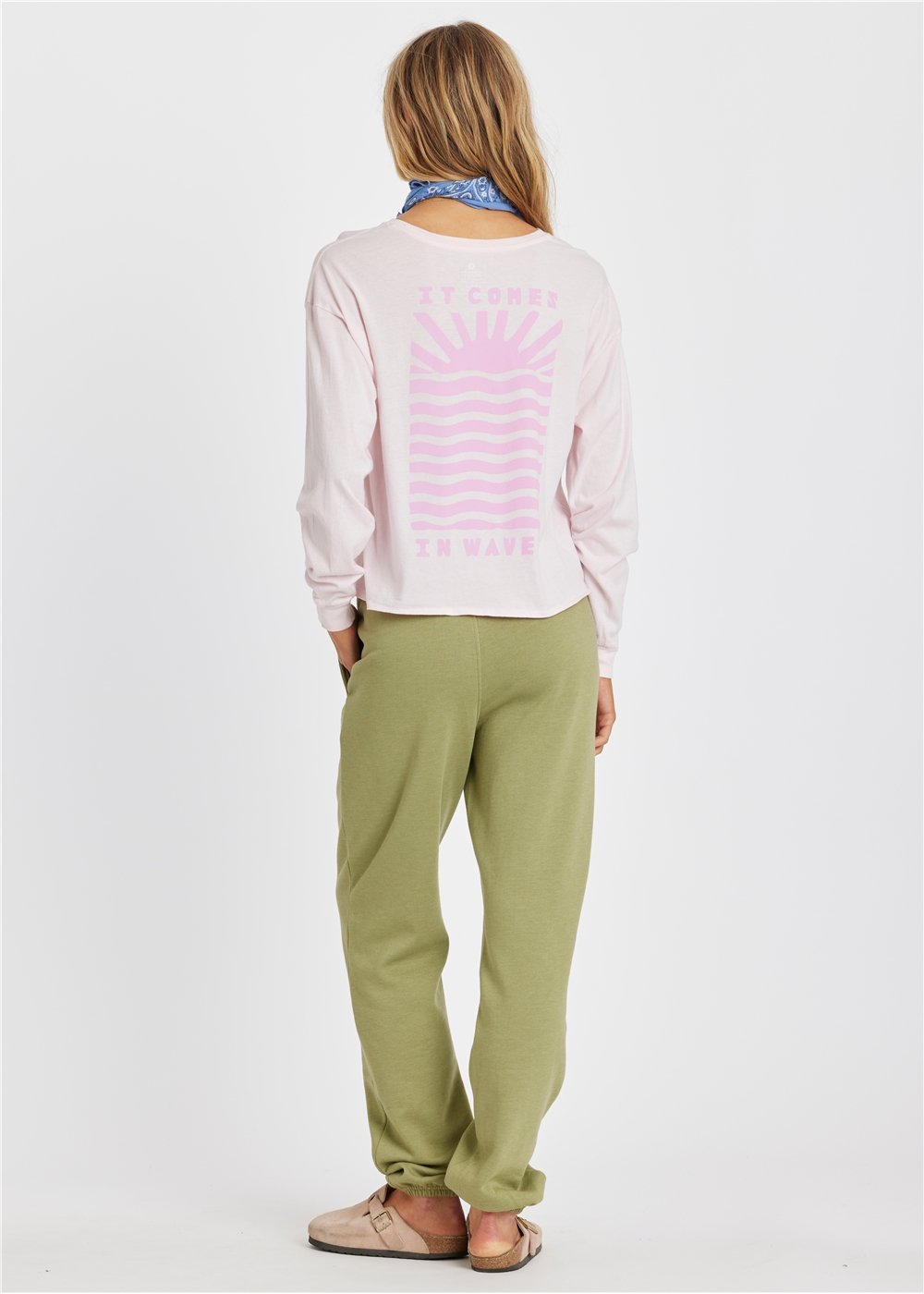 Sisstrevolution Reign Long Sleeve Knit Tee - Pink Glow