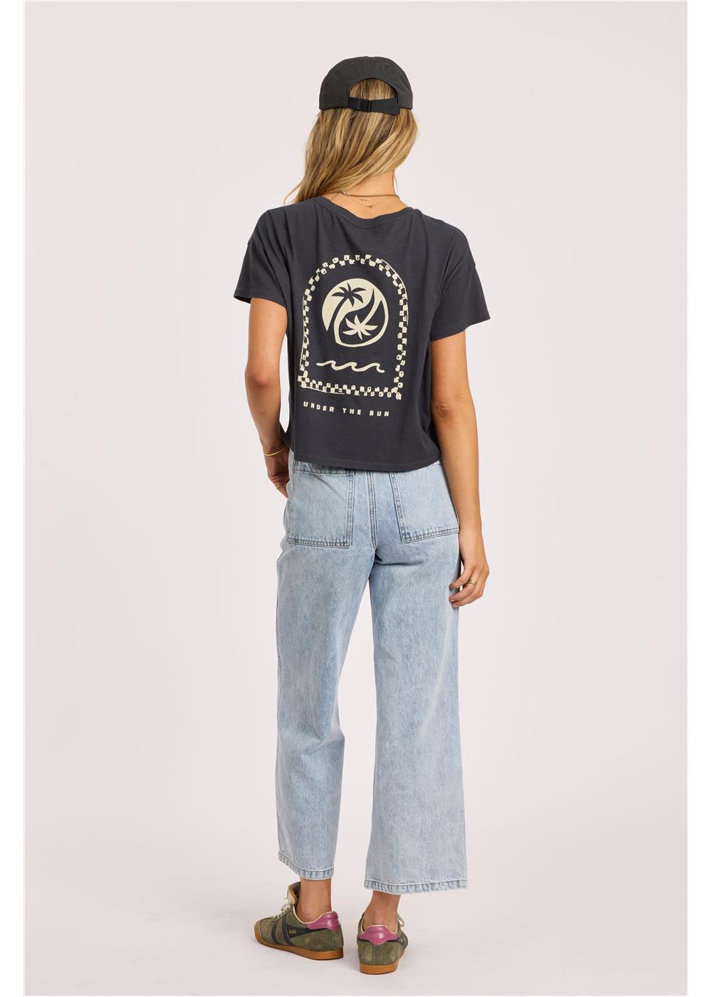 Sisstr Daybreak Crop Knit Tee