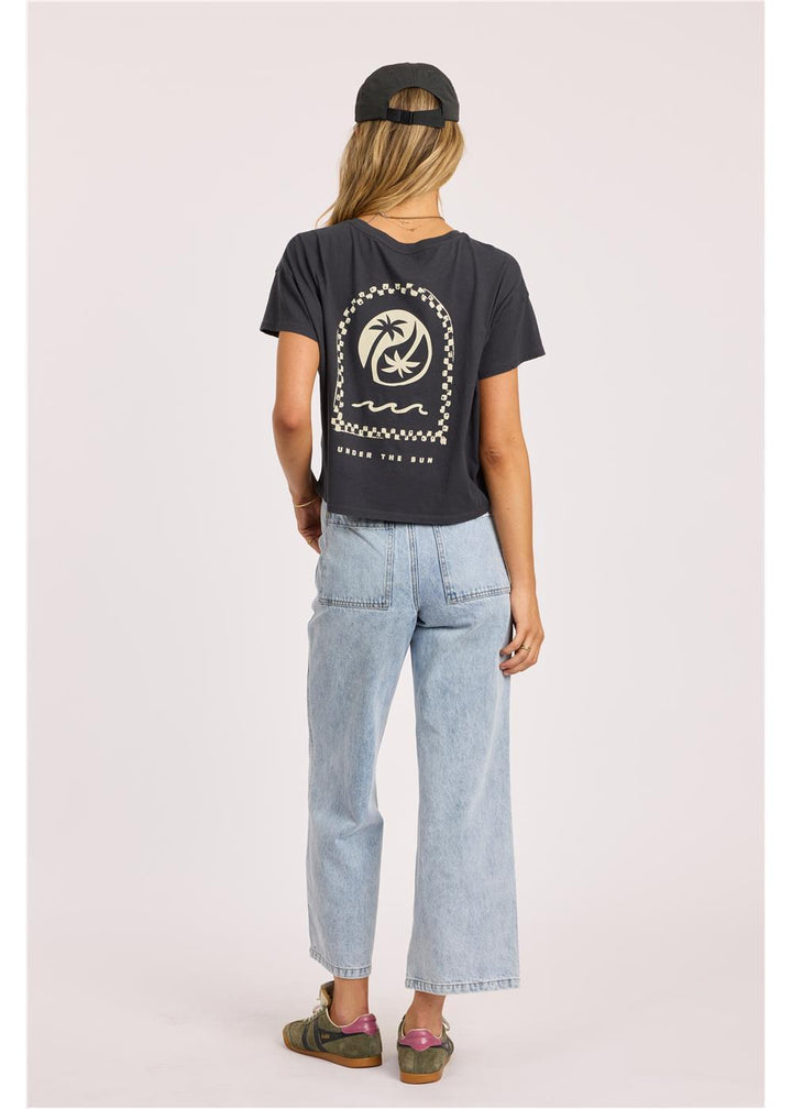 Sisstr Daybreak Crop Knit Tee