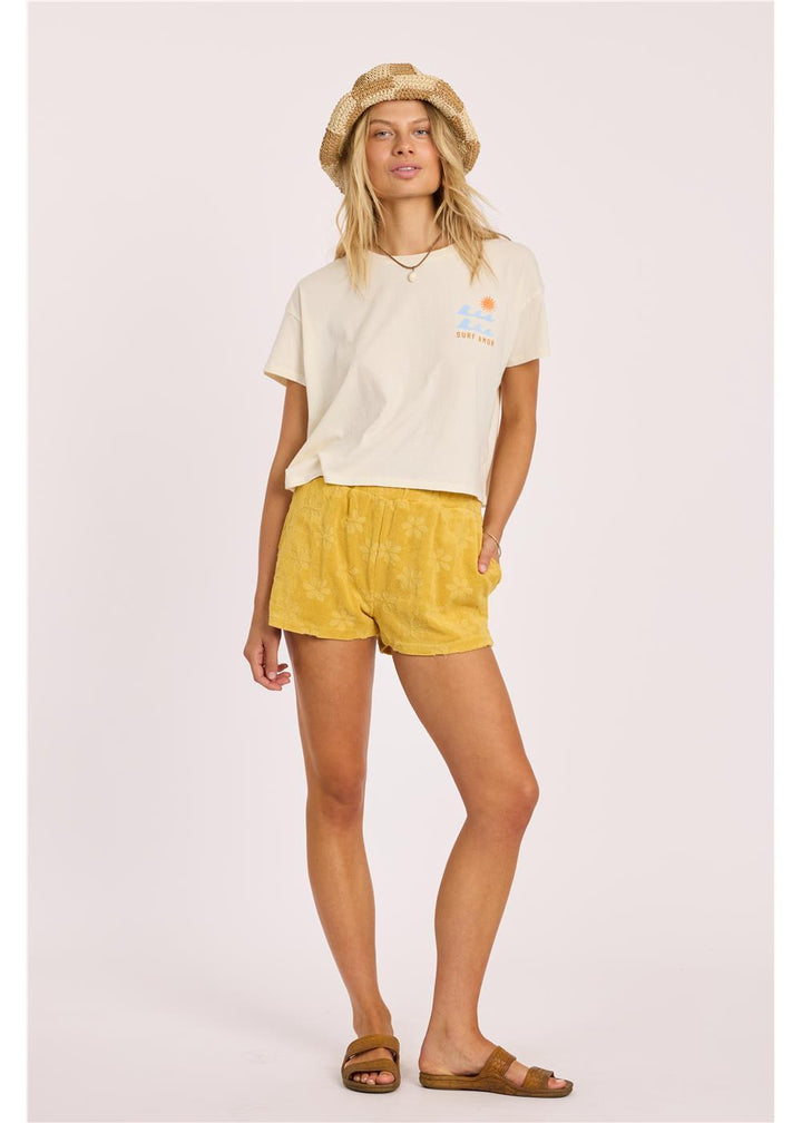 Sisstr Daybreak Crop Knit Tee