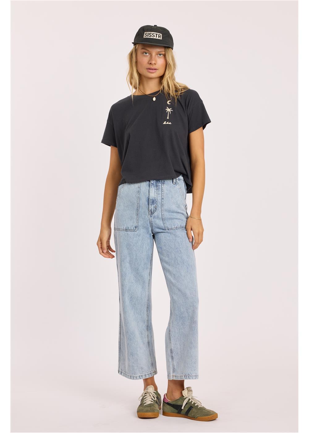 Sisstr Daybreak Crop Knit Tee