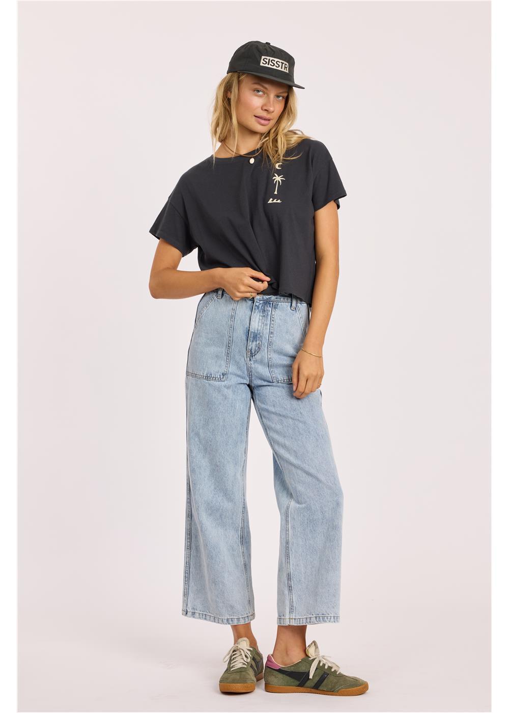 Sisstr Daybreak Crop Knit Tee