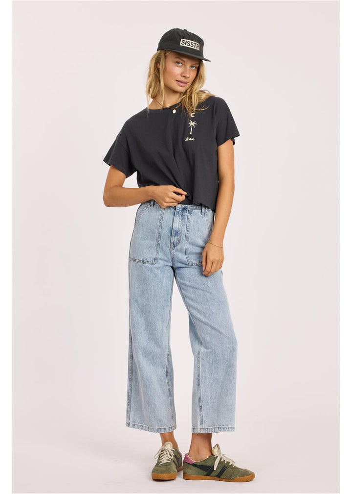 Sisstr Daybreak Crop Knit Tee