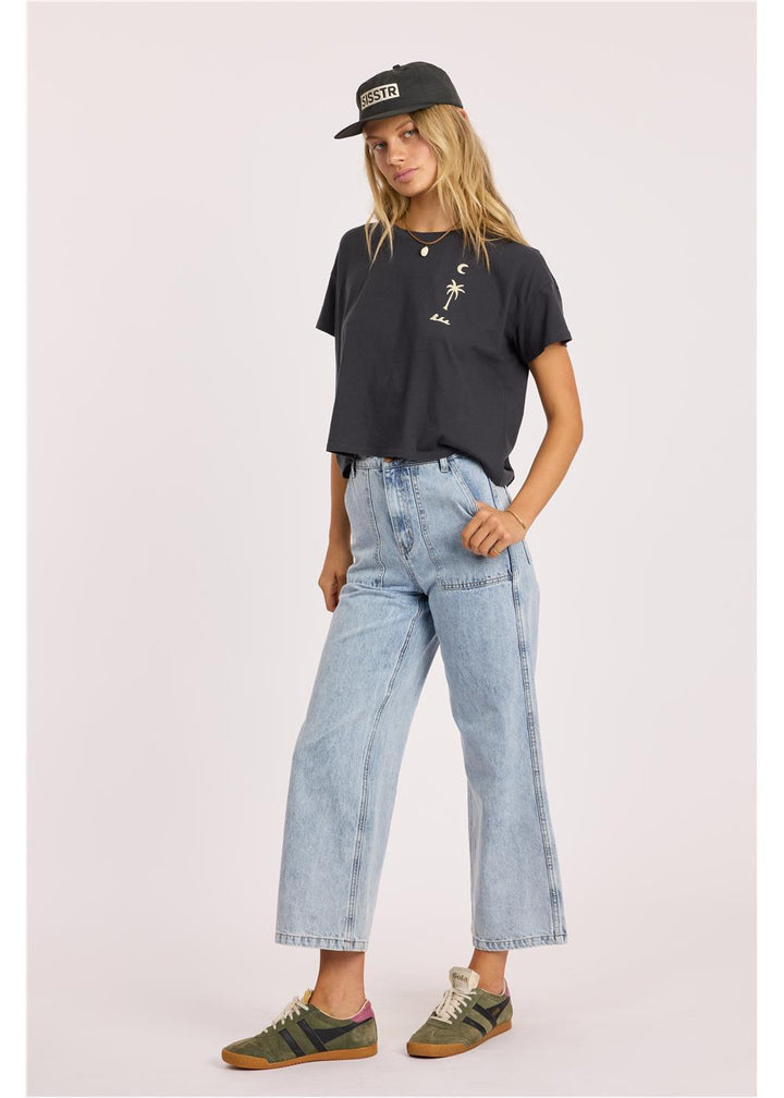 Sisstr Daybreak Crop Knit Tee
