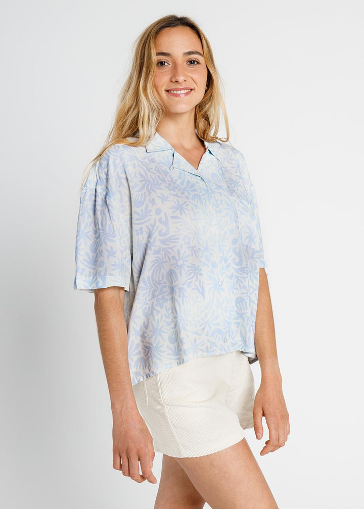 Sisstrevolution Judith Woven Shirt - Light Blue