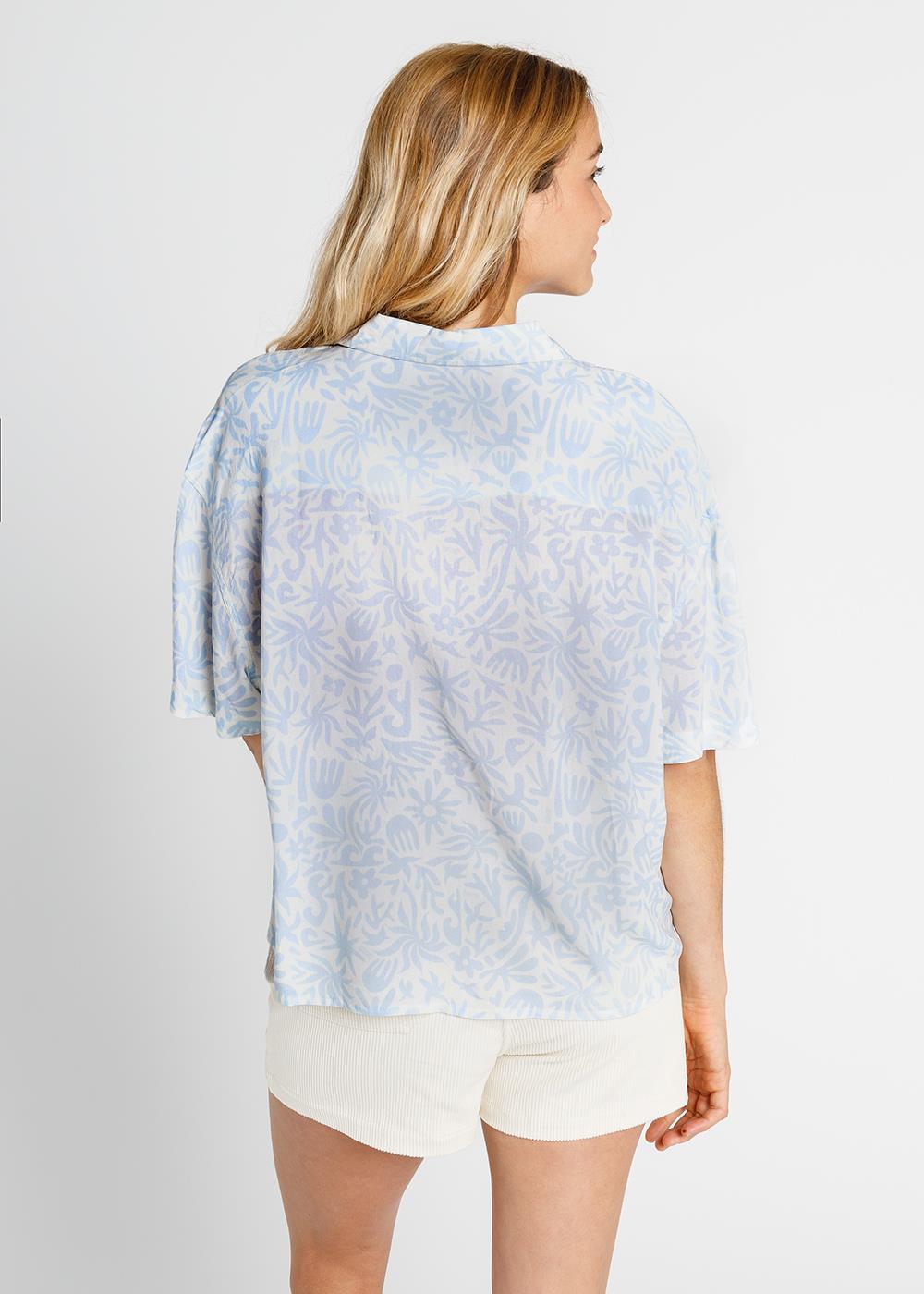 Sisstrevolution Judith Woven Shirt - Light Blue