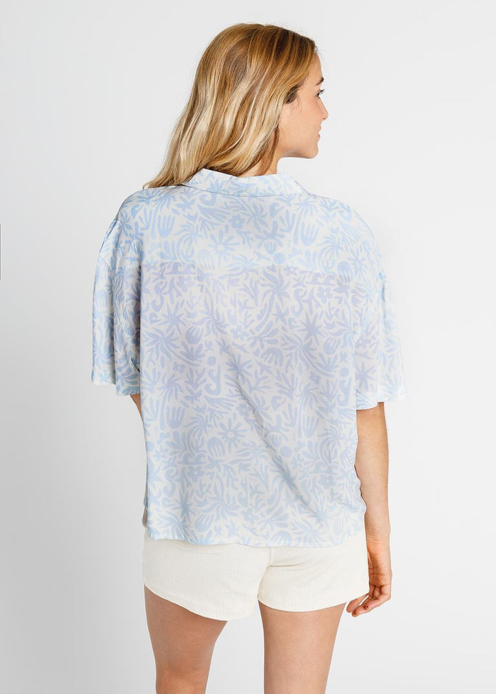 Sisstrevolution Judith Woven Shirt - Light Blue
