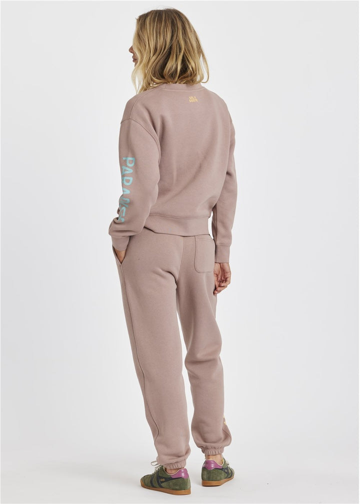 Sisstrevolution Surf Long Sleeve Fleece Crew - Sweet Clay