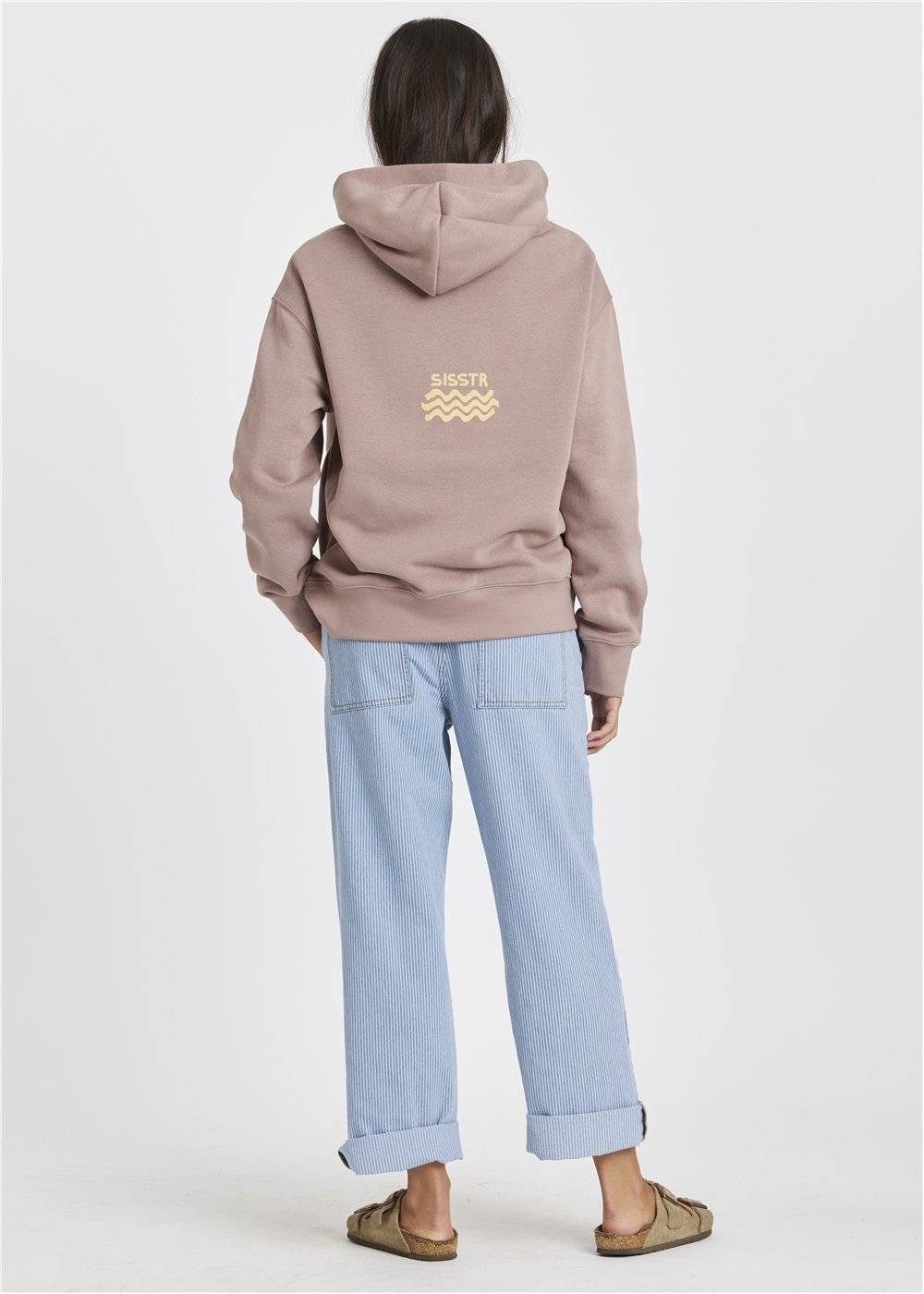 Sisstr Surf Long Sleeve Fleece Hoodie, Clay