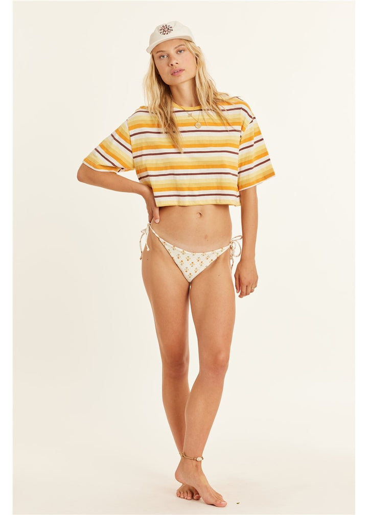 Sisstrevolution Way Back Knit Top - Sunflower
