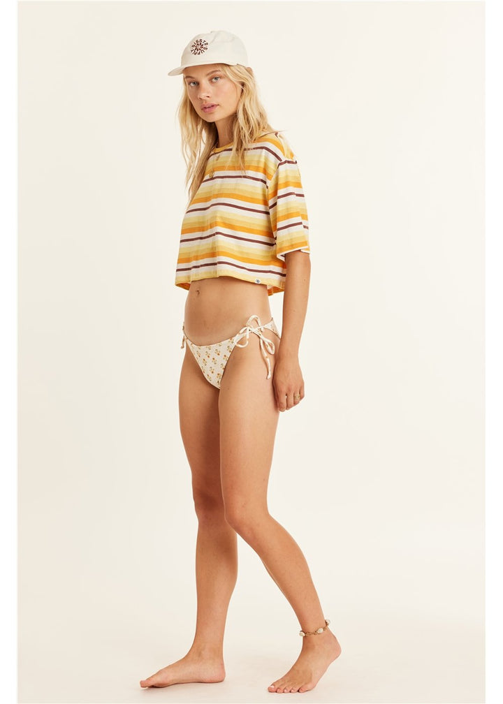 Sisstrevolution Way Back Knit Top - Sunflower