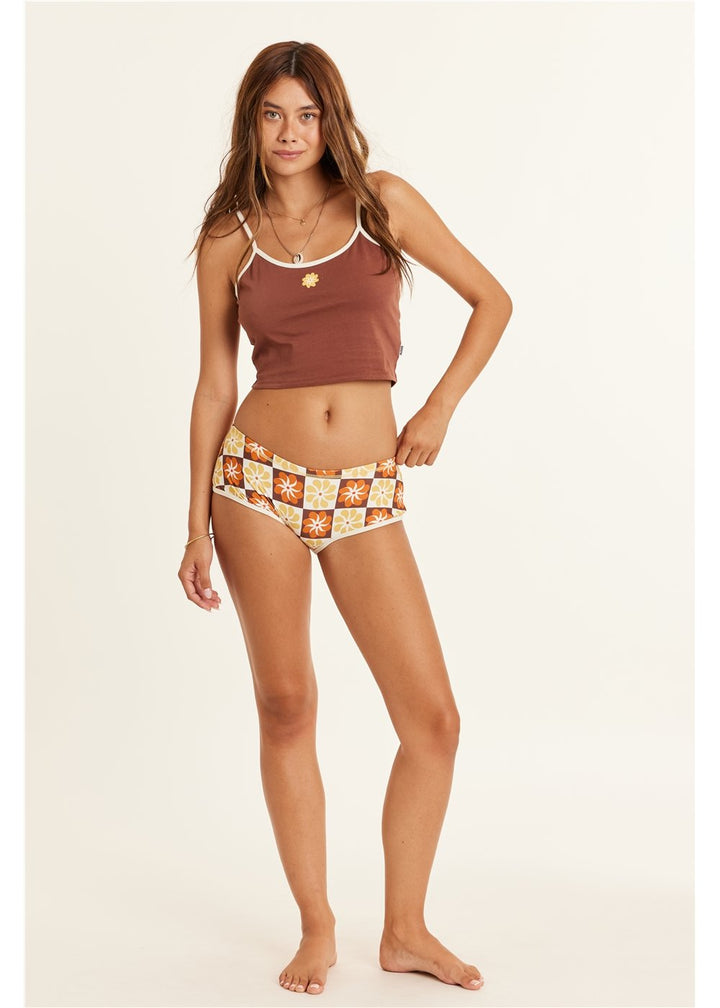 Sisstrevolution Ria Knit Tank - Espresso