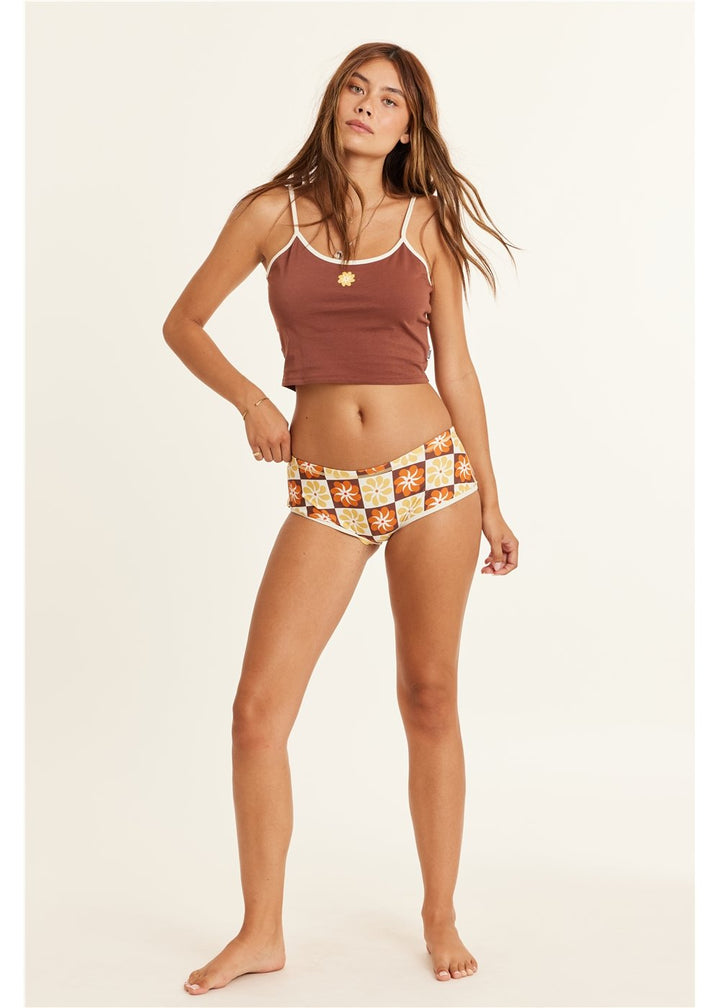 Sisstrevolution Ria Knit Tank - Espresso