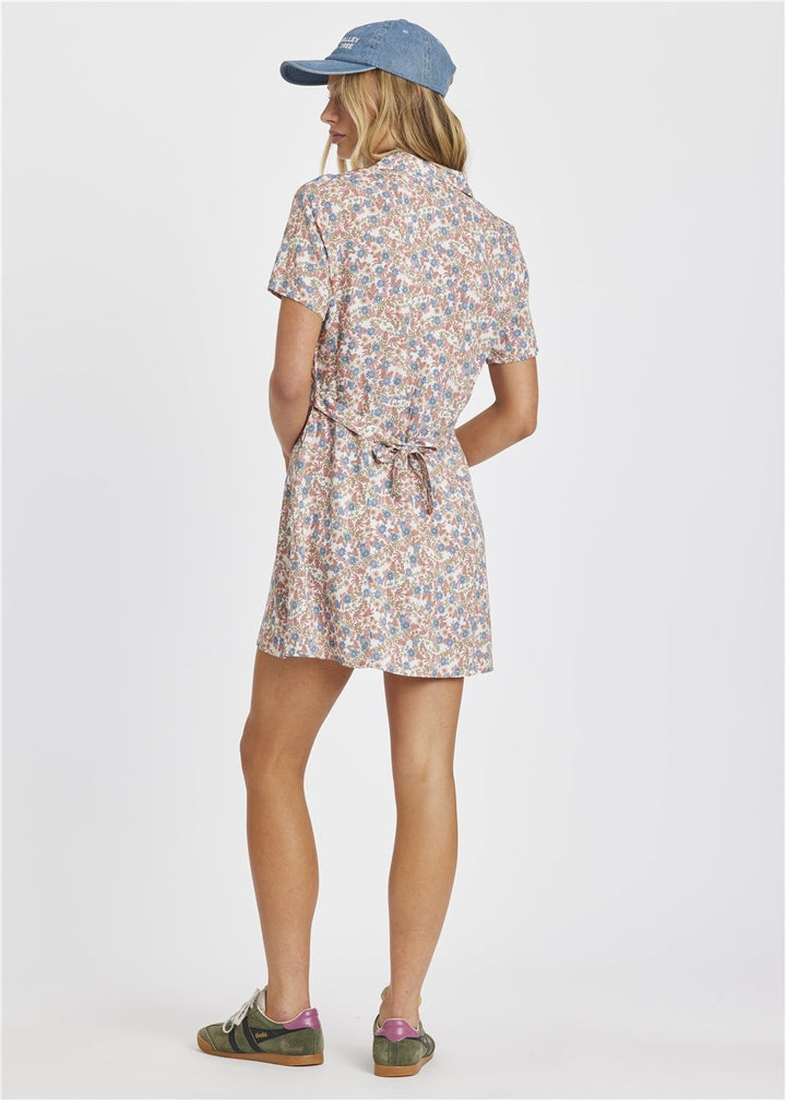 Sisstrevolution Feeling Happy SS Woven Dress - Sea Salt