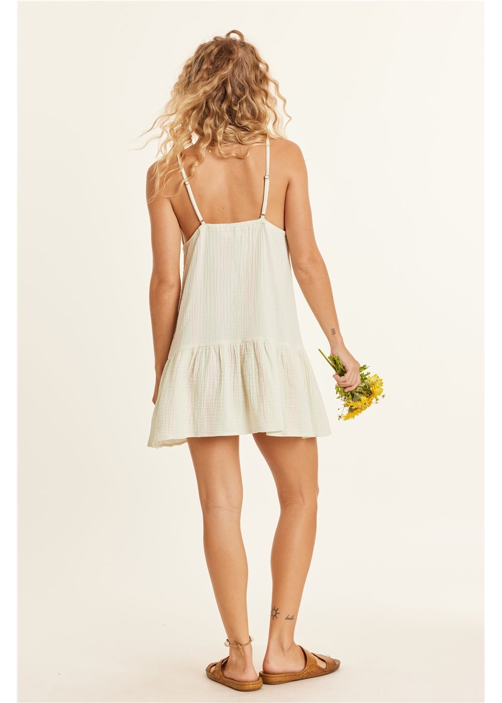 Sisstrevolution Molokini Tank Dress  - Sea Mint