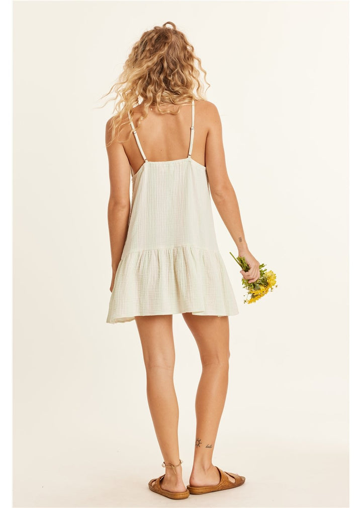 Sisstrevolution Molokini Tank Dress  - Sea Mint