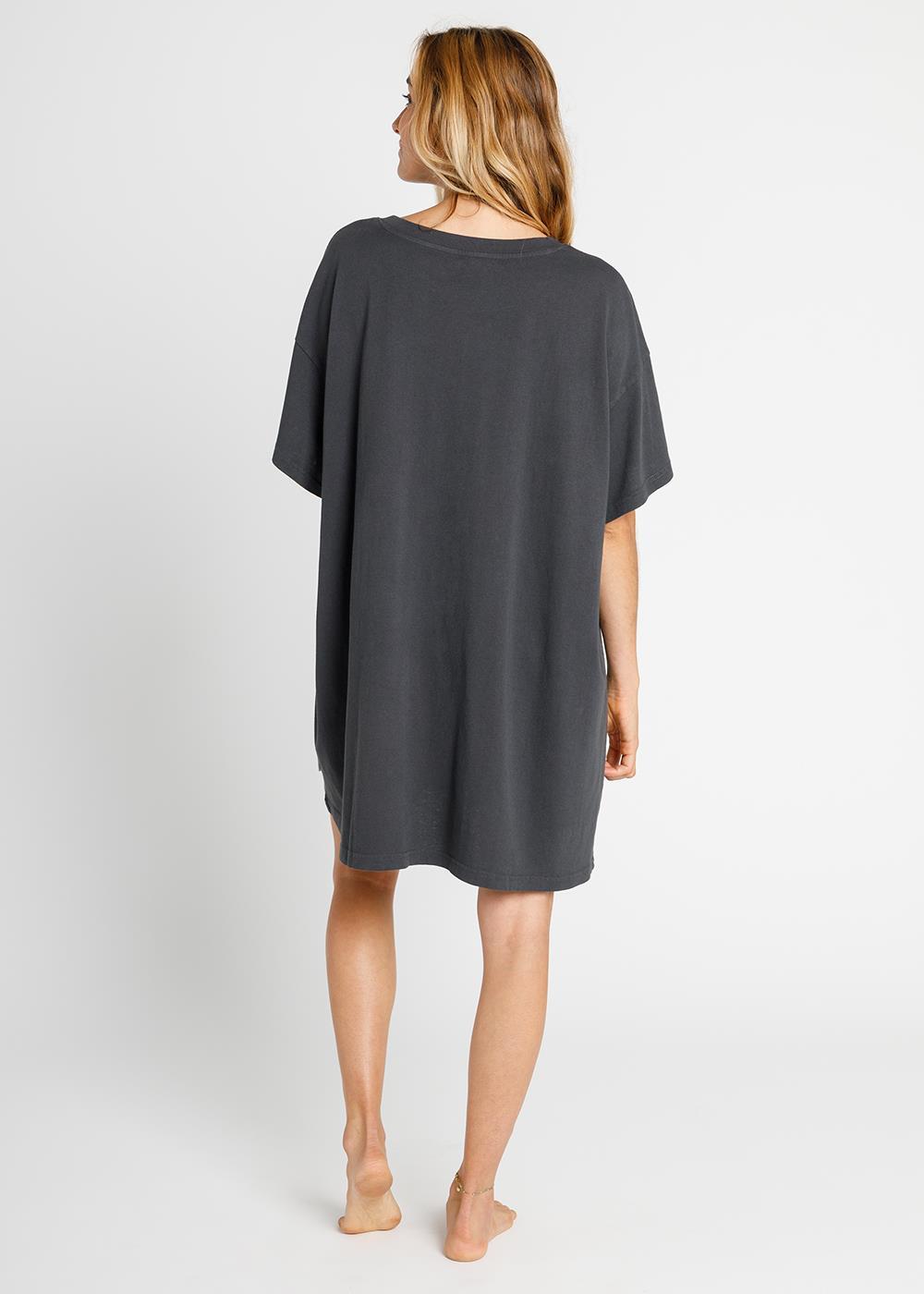 Sisstrevolution Dreaming Beach Dress - Charcoal