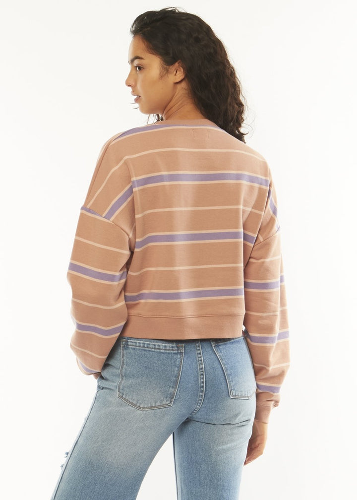 Sisstrevolution Golden Rays LS Fleece - Russet