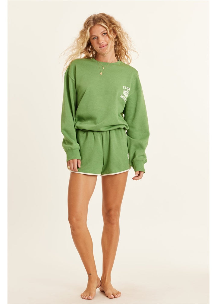 Sisstrevolution Lucia Long Sleeve Fleece Crew