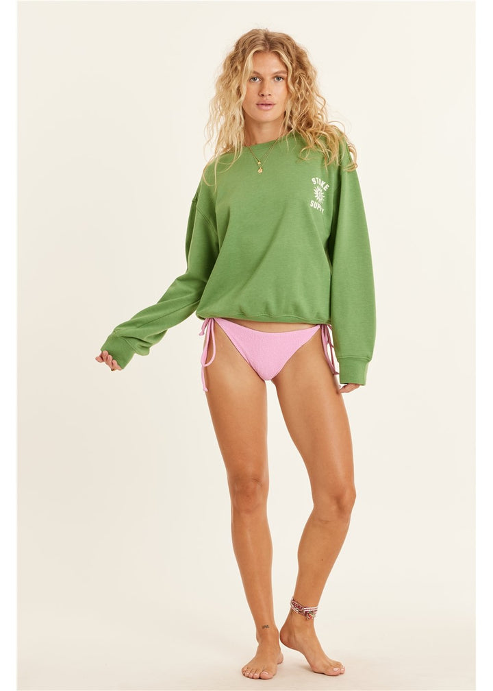 Sisstrevolution Lucia Long Sleeve Fleece Crew