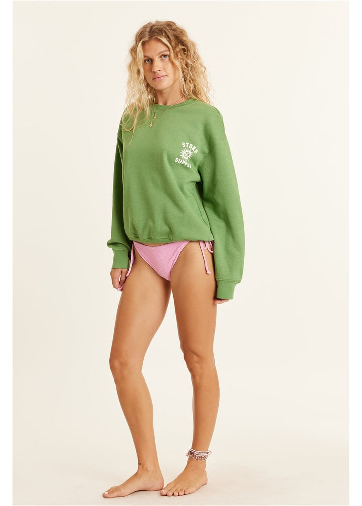 Sisstrevolution Lucia Long Sleeve Fleece Crew