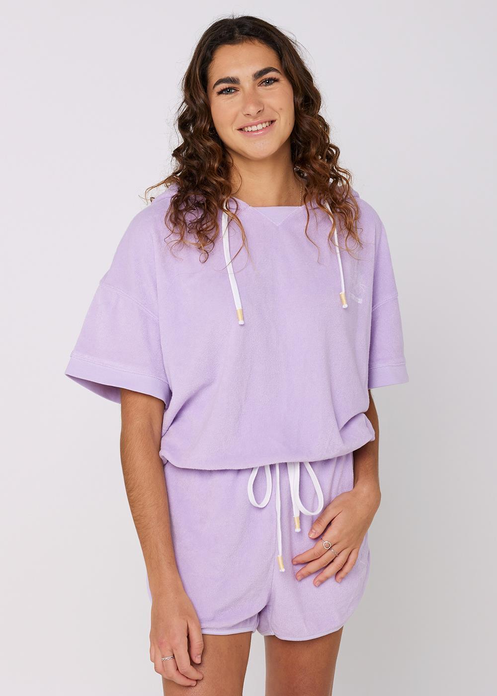 Sisstrevolution Sisstrevolution Aurora Hooded Fleece - Soft Orchid