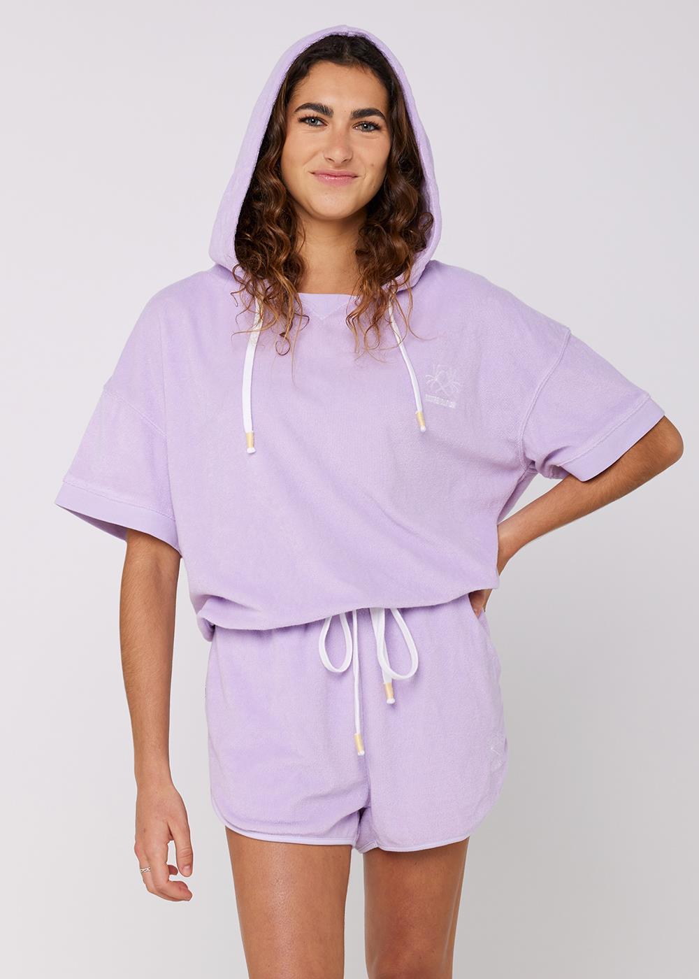 Sisstrevolution Sisstrevolution Aurora Hooded Fleece - Soft Orchid