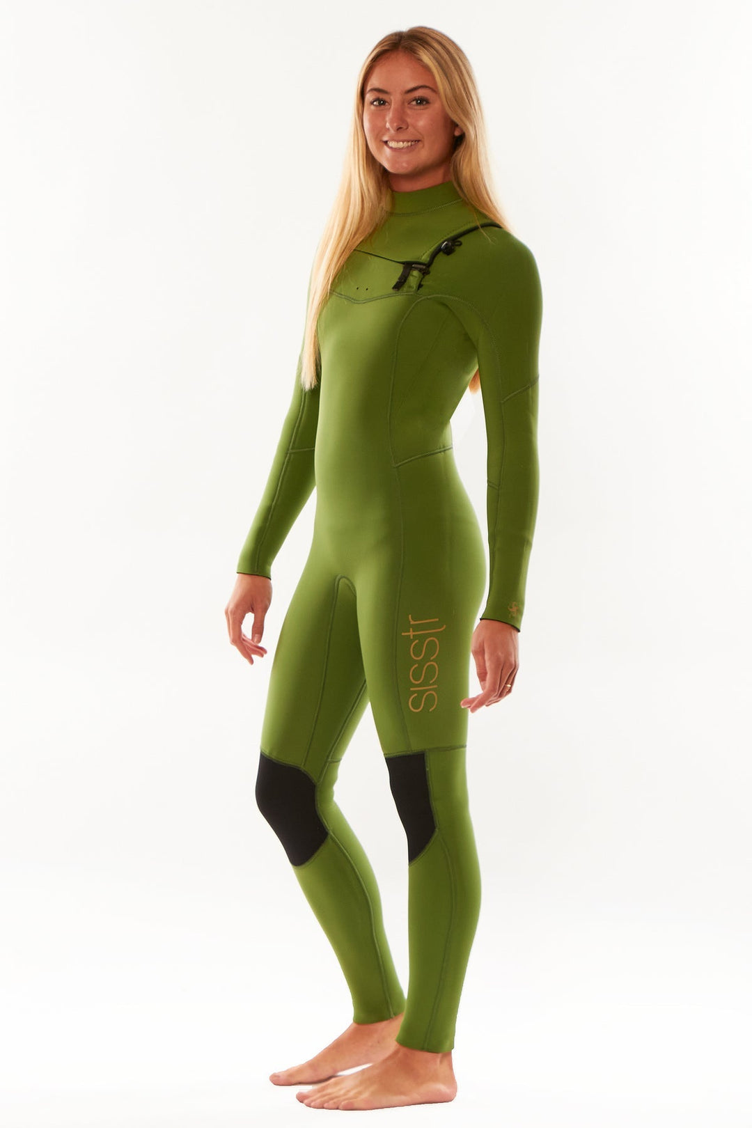 Sisstrevolution 7 Seas 5/4 Chest Zip Full wetsuit - Green