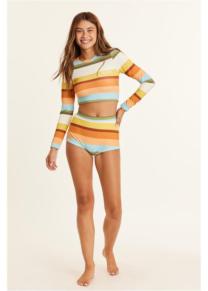 SIsstrevolution Line Up Rib Surf Short Bottoms - Multi
