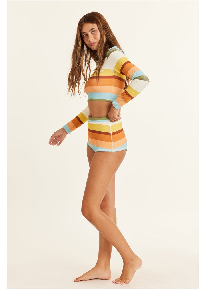 Sisstr Line Up Rib Crop Top