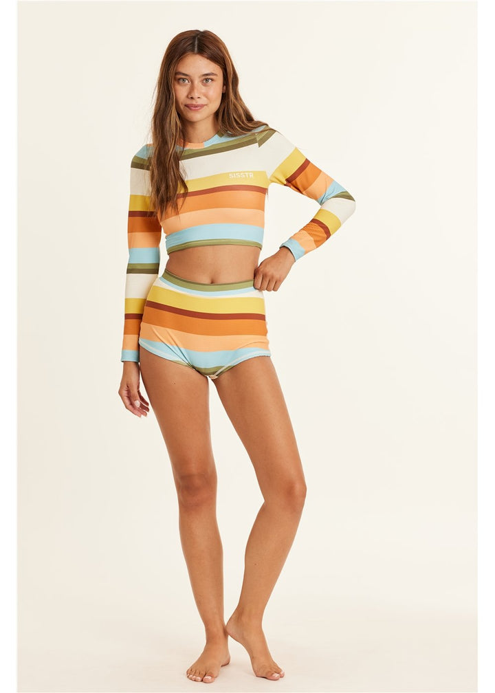 Sisstr Line Up Rib Crop Top