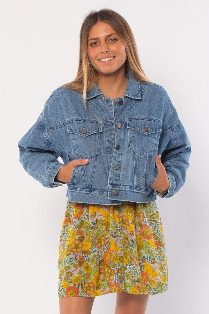 Sisstr Coronado Denim Wvn Jacket