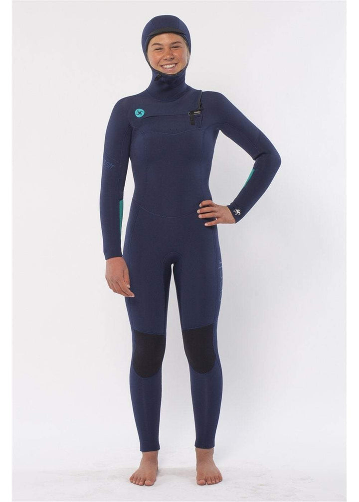 Sisstr 7 seas 5/4 Hooded Chest Zip Wetsuit - sisstrevolution.co.uk