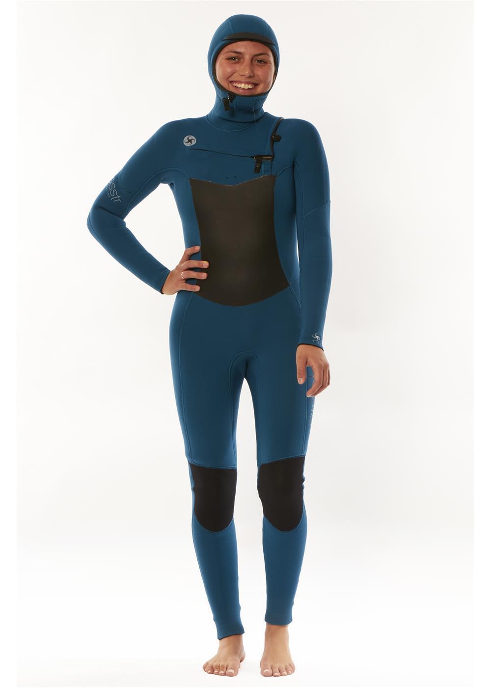 Sisstr 7 Seas 6/5 Hooded Chest Zip Wetsuit - sisstrevolution.co.uk
