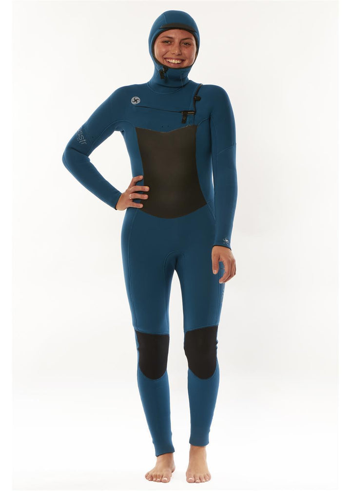Sisstr 7 Seas 6/5 Hooded Chest Zip Wetsuit - sisstrevolution.co.uk
