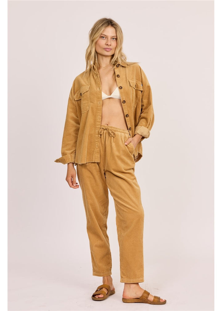 Sisstr After Hours Cord Shacket - sisstrevolution.co.uk